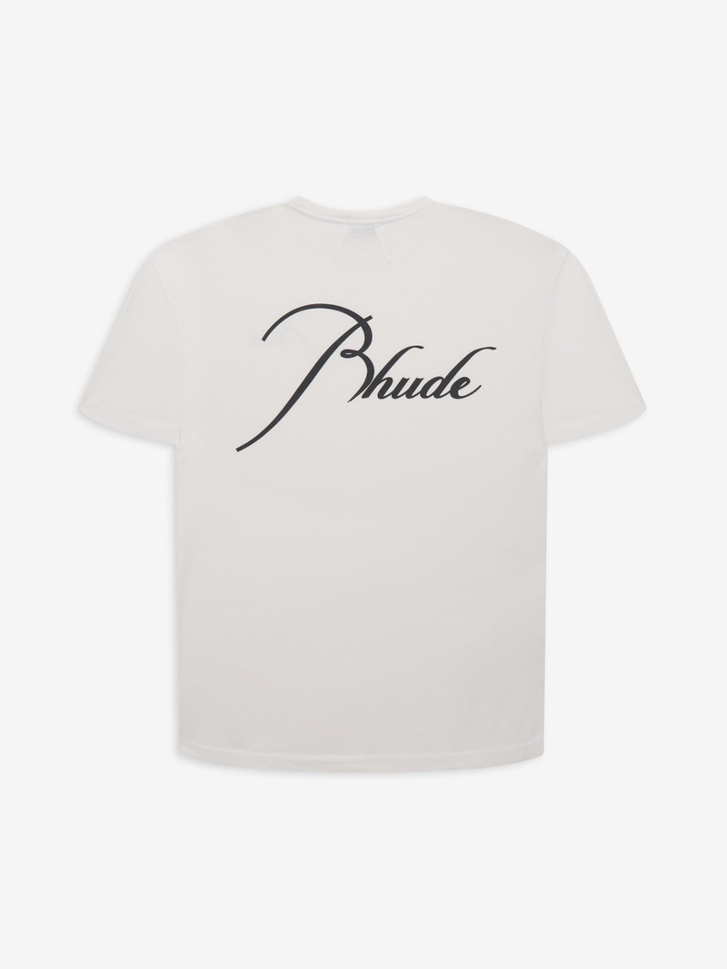 Rhude RH AUTOGRAPH TEE outlook