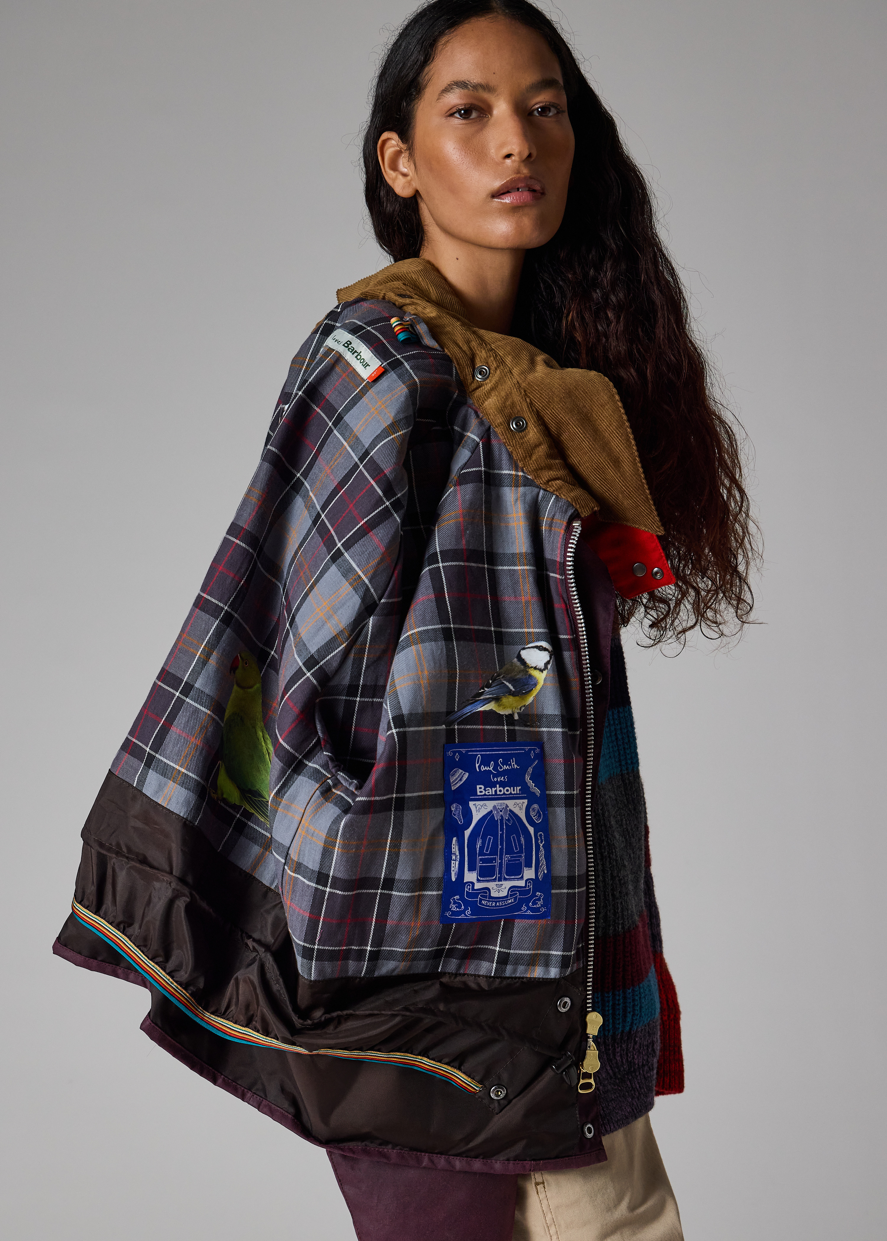 Paul Smith loves Barbour - Grape Transport Wax Jacket - 6