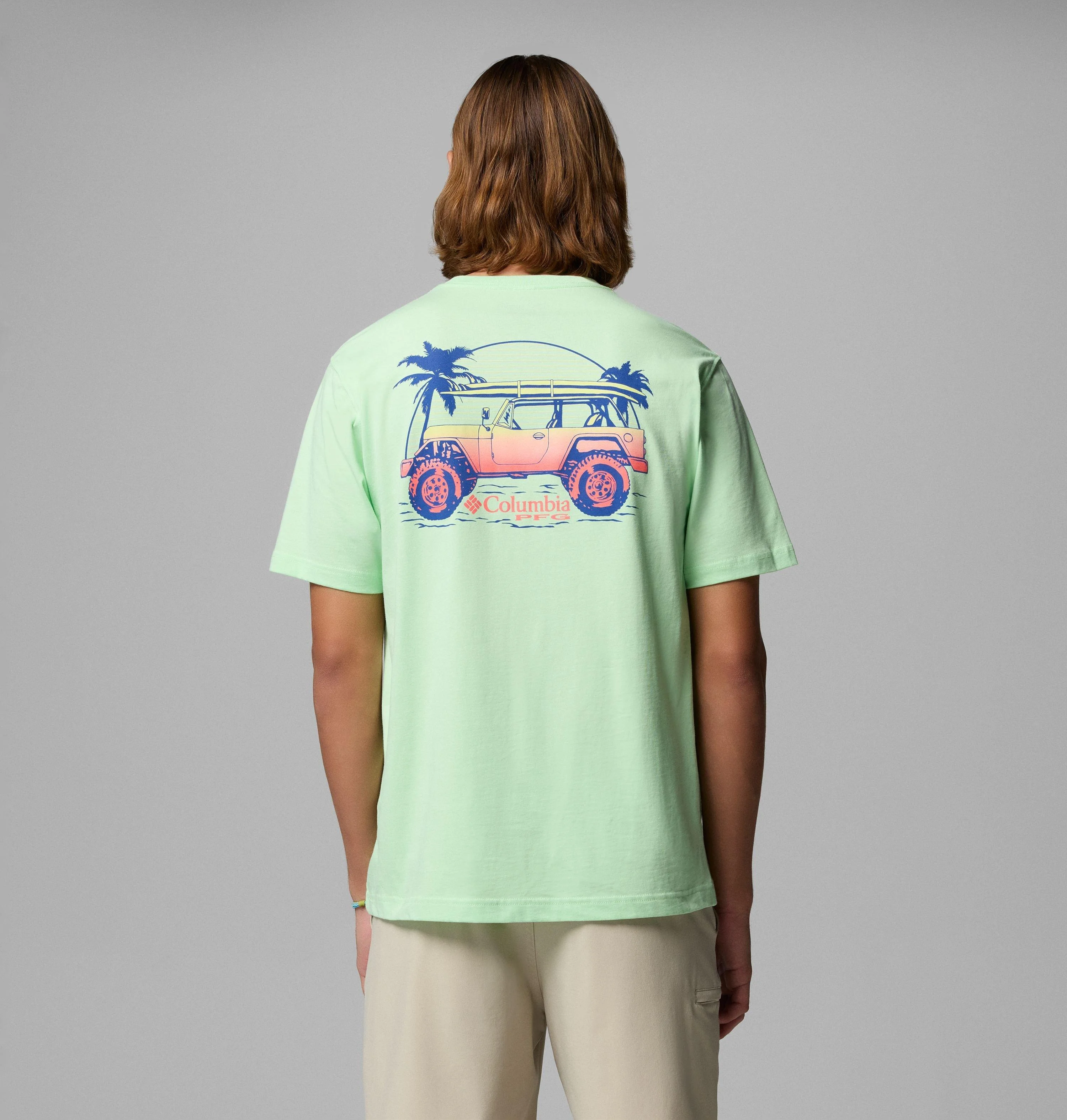 Men's Beaching Truck PFG Short Sleeve T-Shirt - 1