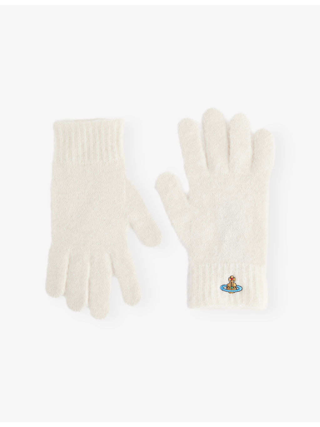 Fluffy Alpaca-Wool Blend Gloves - 1
