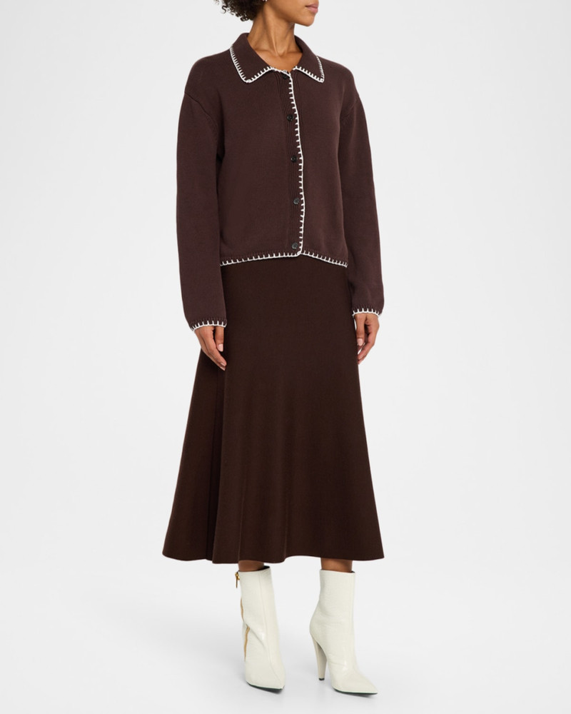Rails Rayleen Contrast Stitch Cardigan outlook