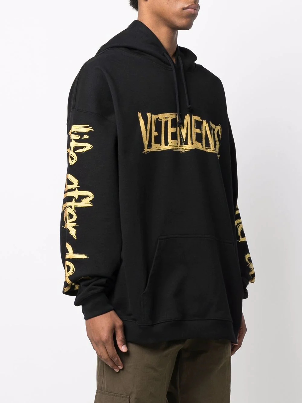 logo-print hoodie - 4