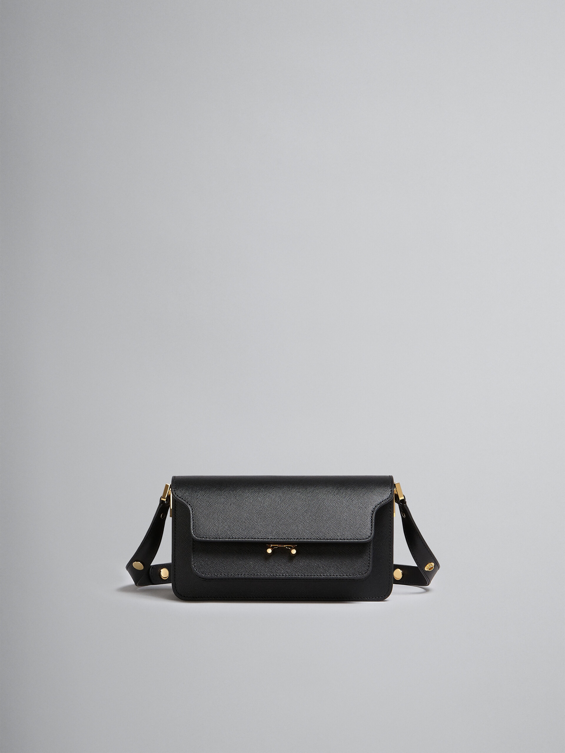 TRUNK BAG E/W IN BLACK SAFFIANO LEATHER - 1