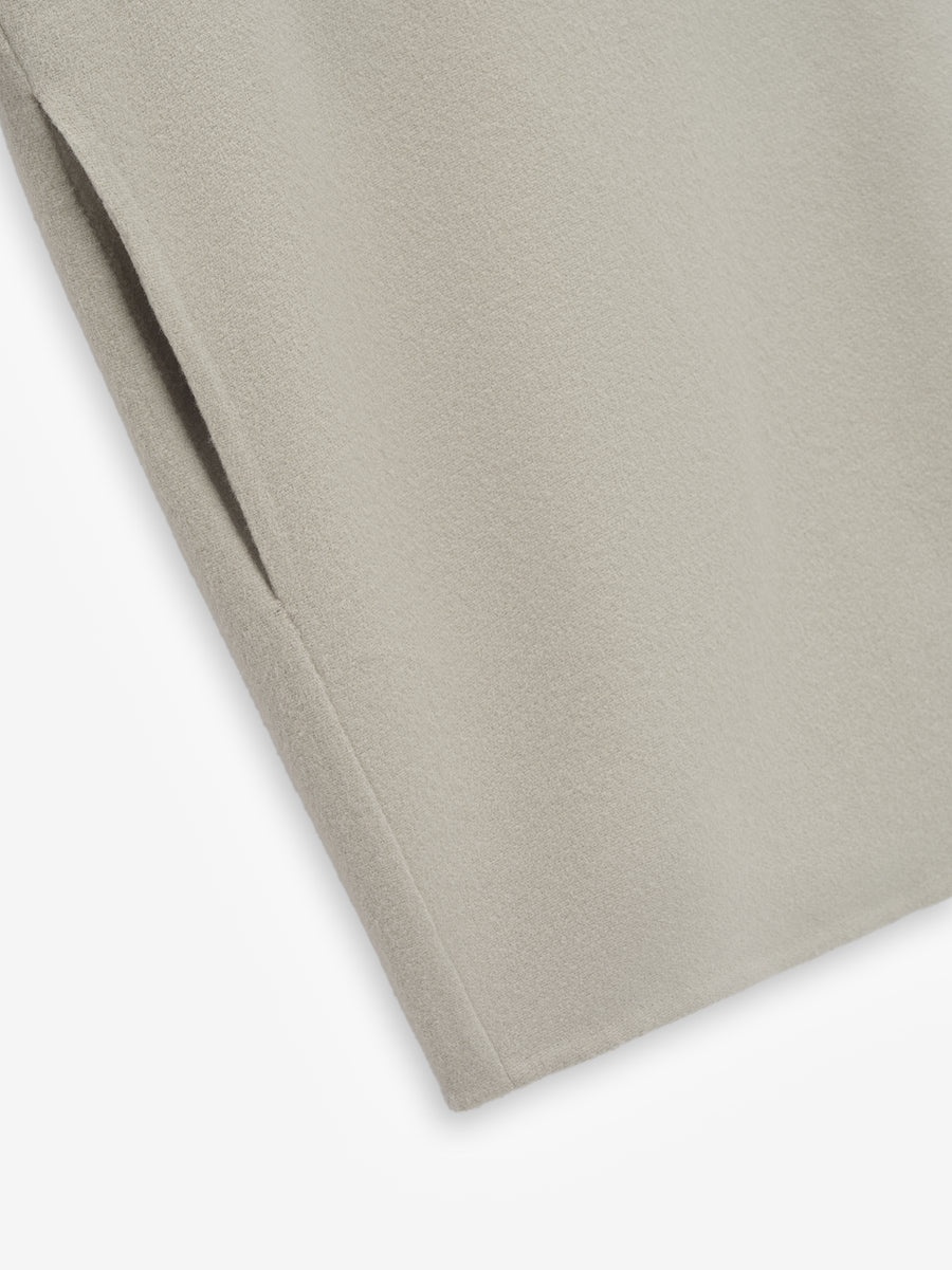 Double Wool Cashmere Short Sleeve Jacket - 3