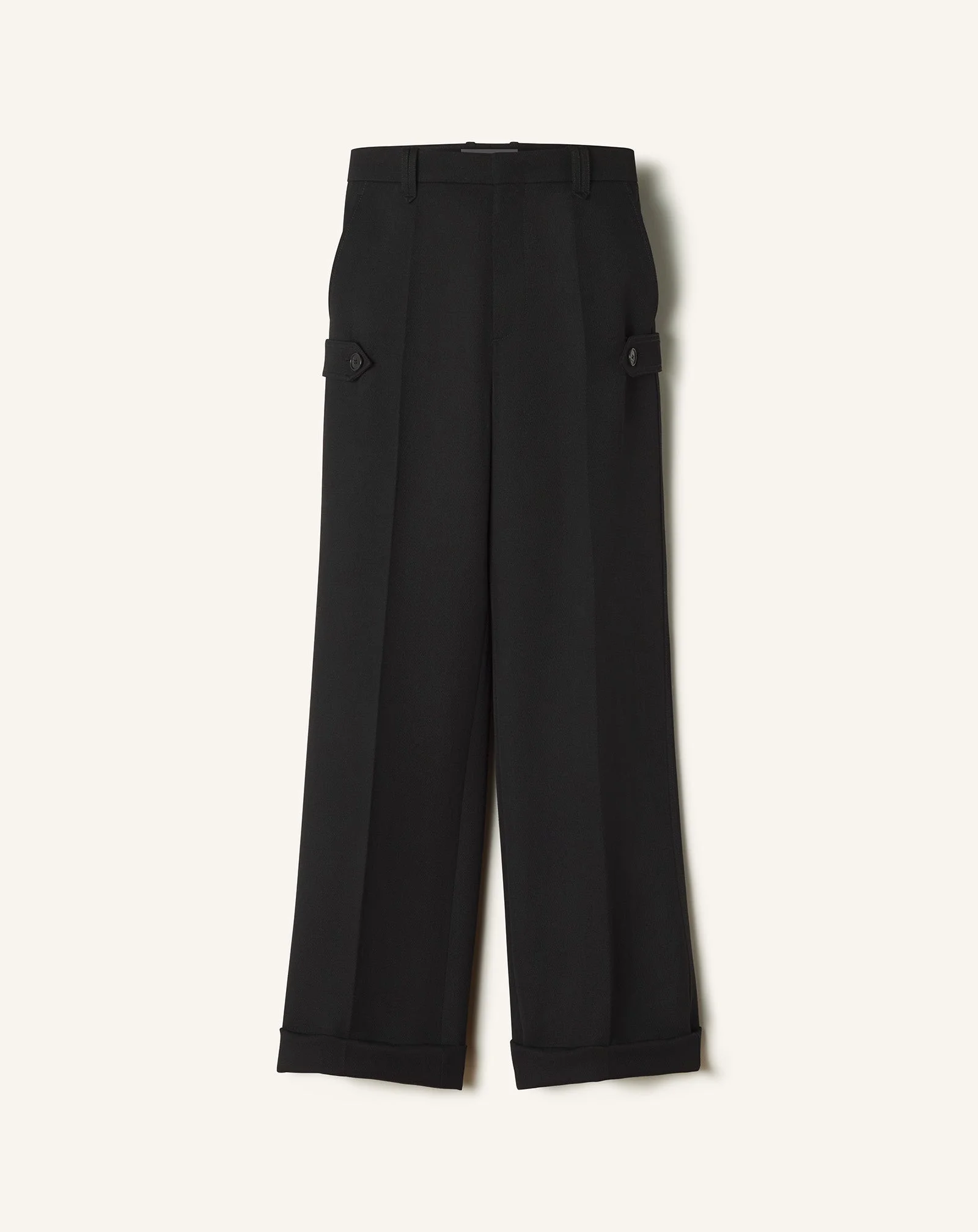 LIGHT WOOL CHINO PANTS - 1
