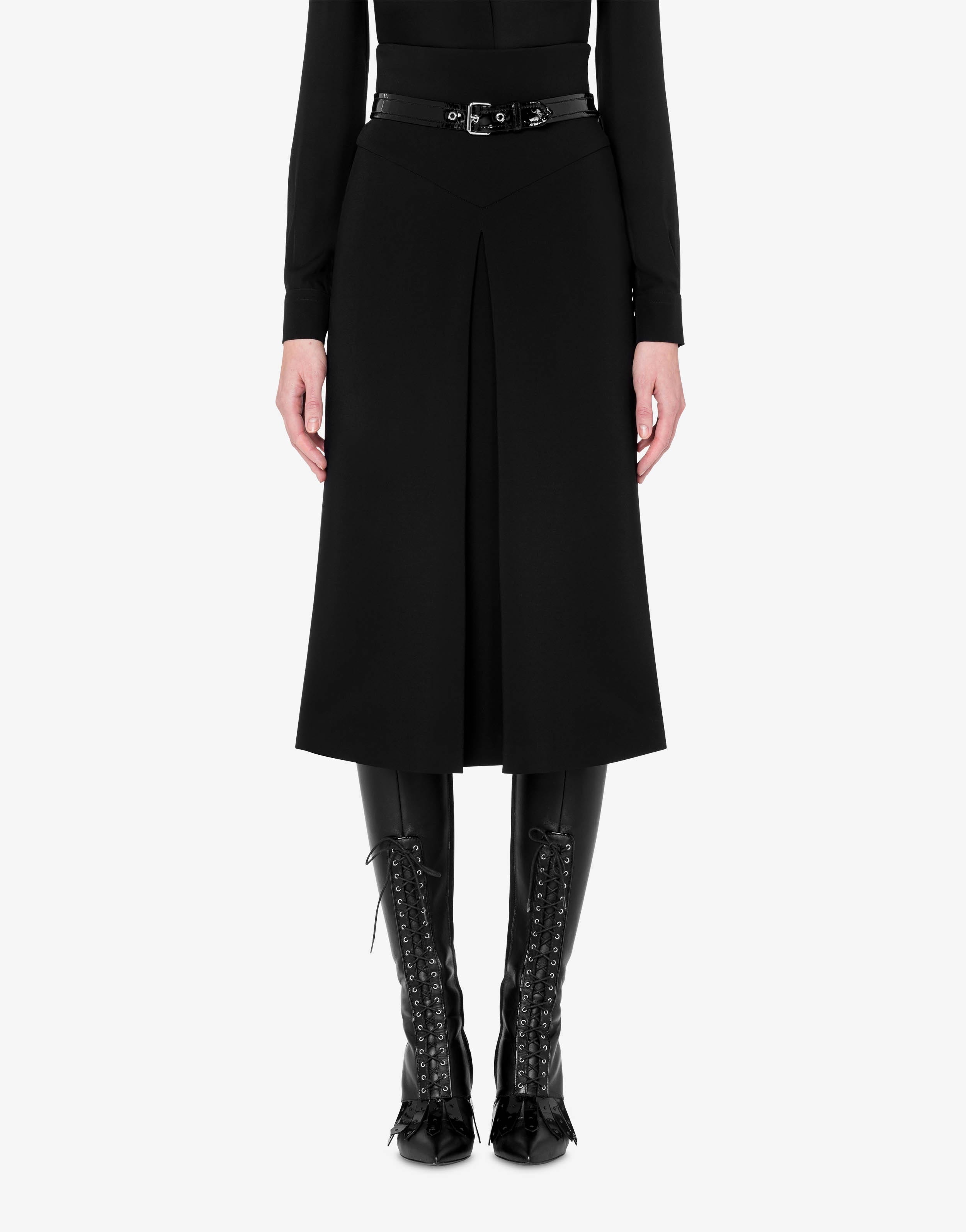 BONDAGE BUCKLE CADY STRETCH SKIRT - 2
