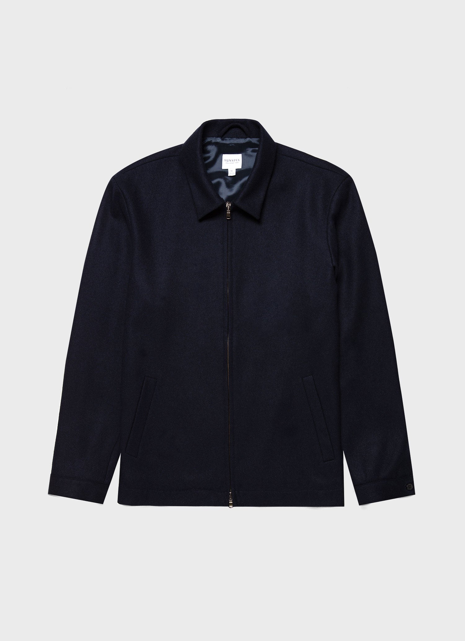 Boiled Wool Zip Jacket - 1