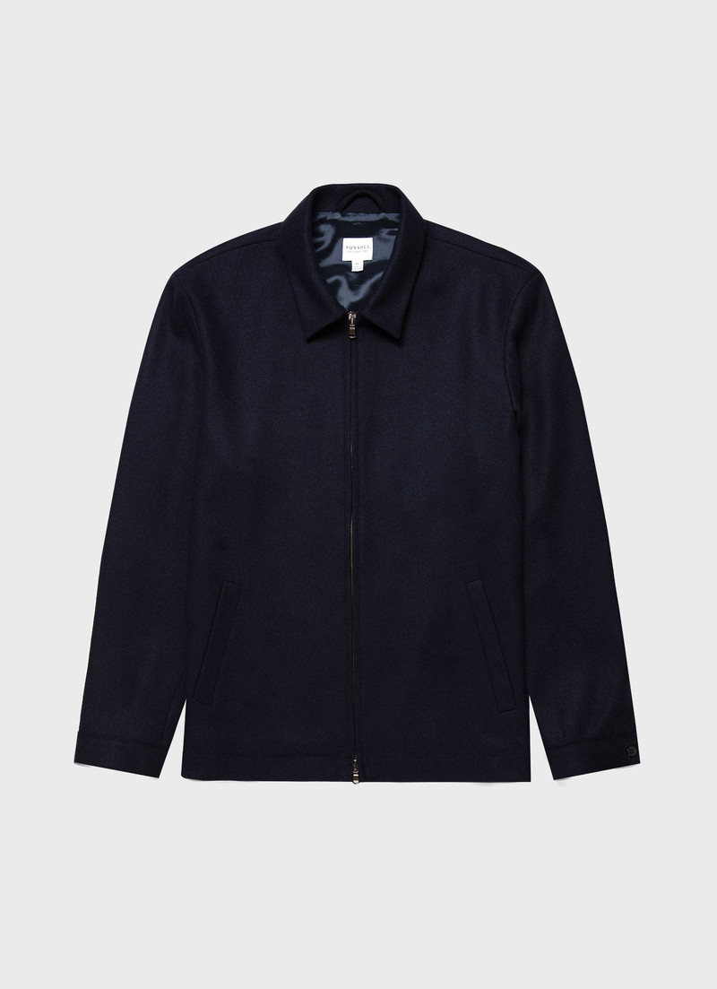 Boiled Wool Zip Jacket 1