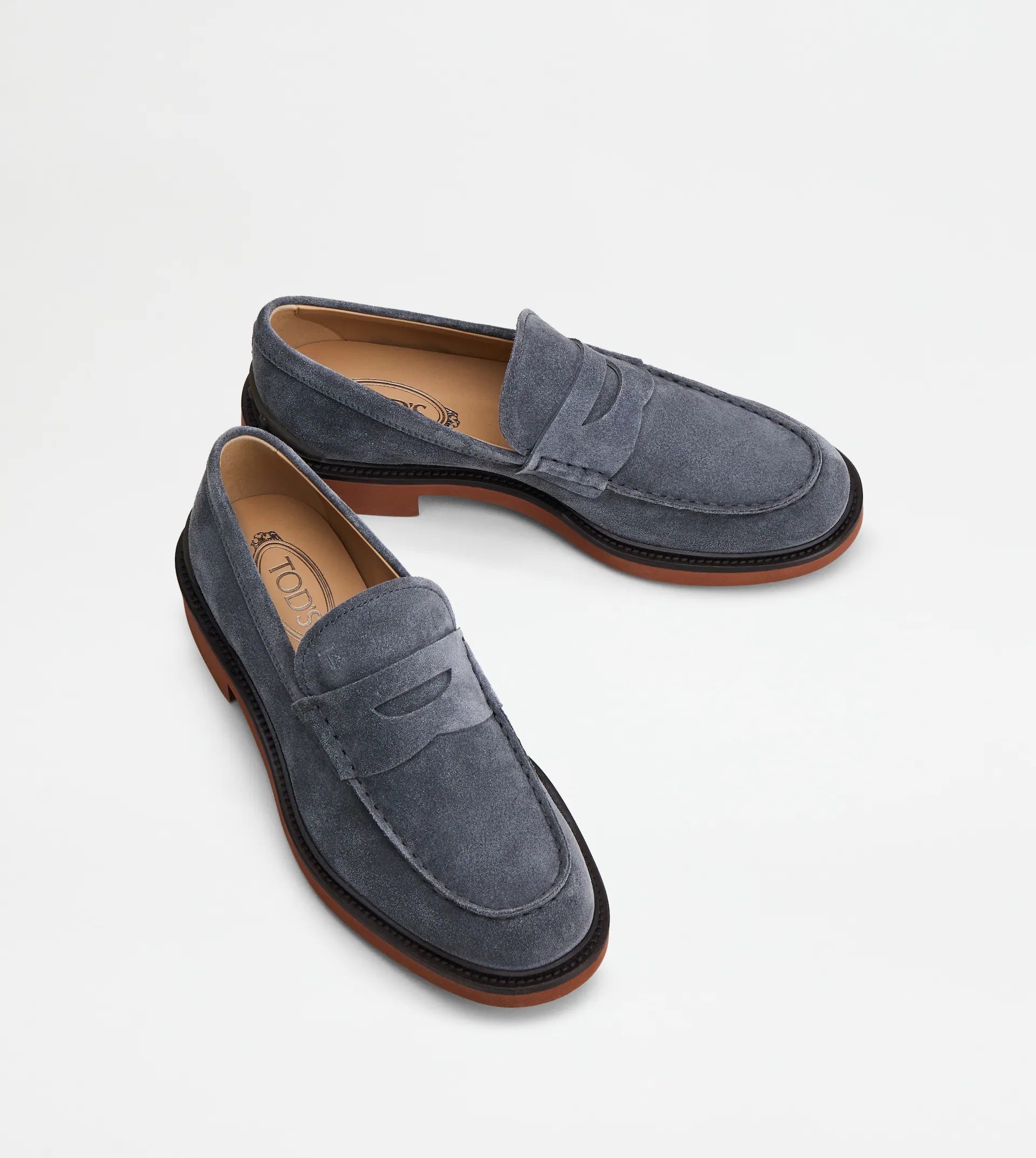 LOAFERS IN SUEDE - GREY - 3