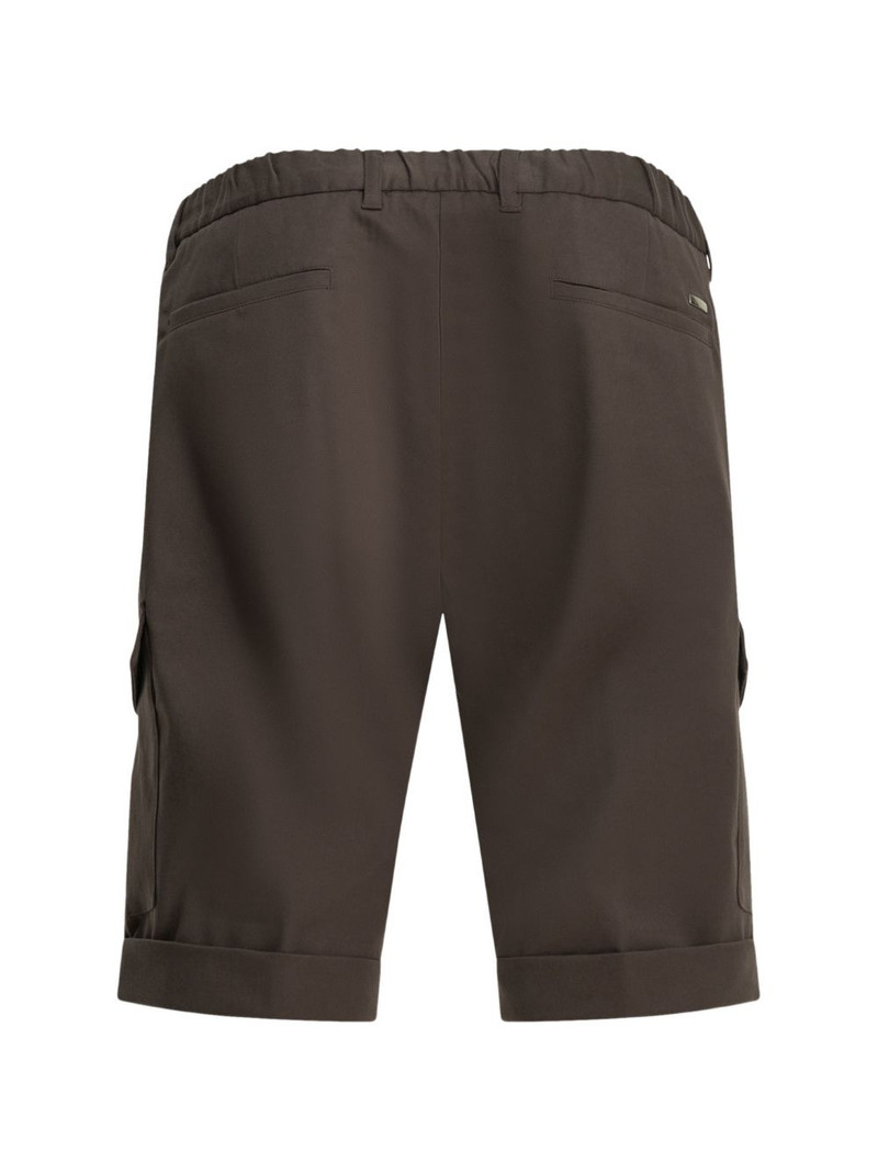 Herno pleated cargo shorts outlook