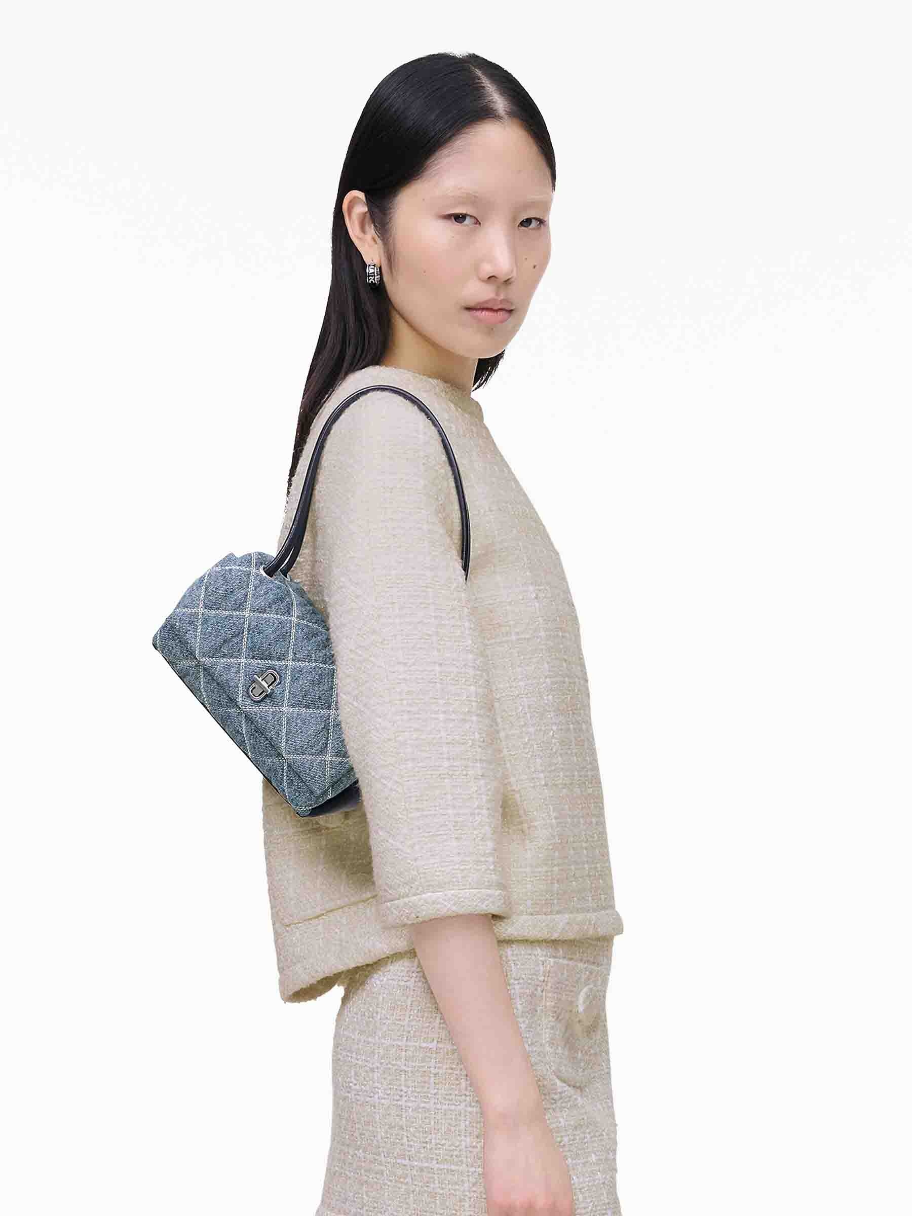 SHOULDER BAG THE QUILTED DENIM MINI DUAL - 2