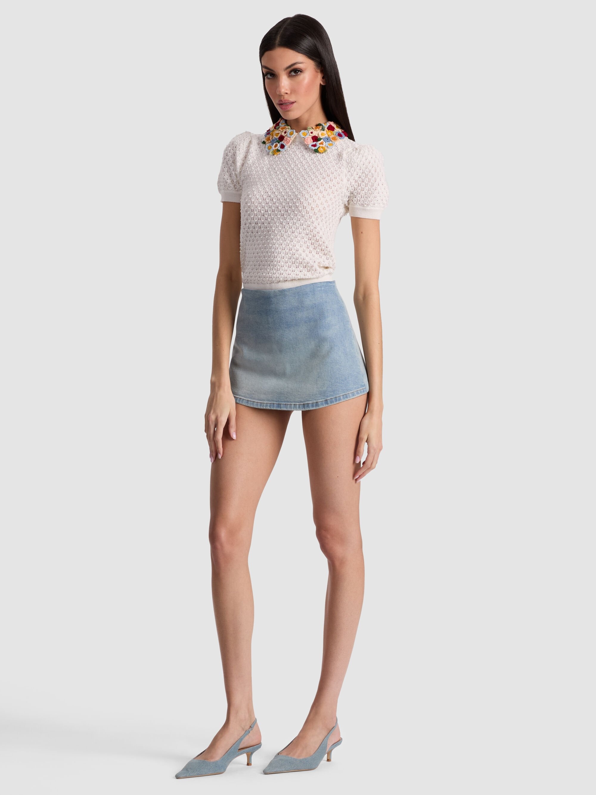 CHASE PUFF SLEEVE SWEATER - 3