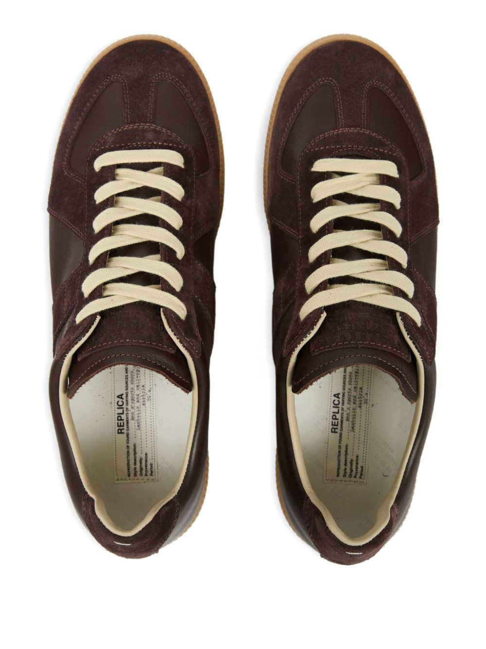 REPLICA PANELLED LOW-TOP SNEAKERS - 3