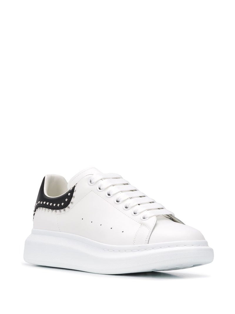 Alexander McQueen Alexander McQueen studded oversized sole sneakers white outlook
