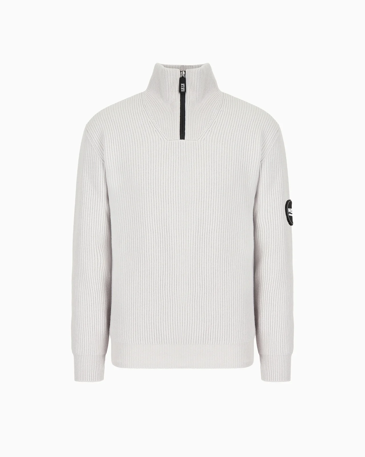 GIORGIO ARMANI NEVE MOCK-NECK JUMPER IN WOOL AND CASHMERE - 1