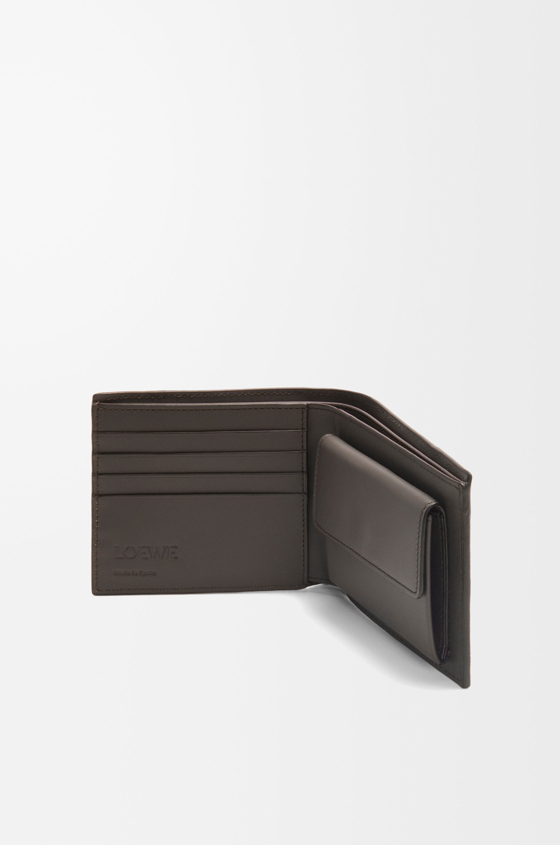Puzzle bifold coin wallet in classic calfskin - 3
