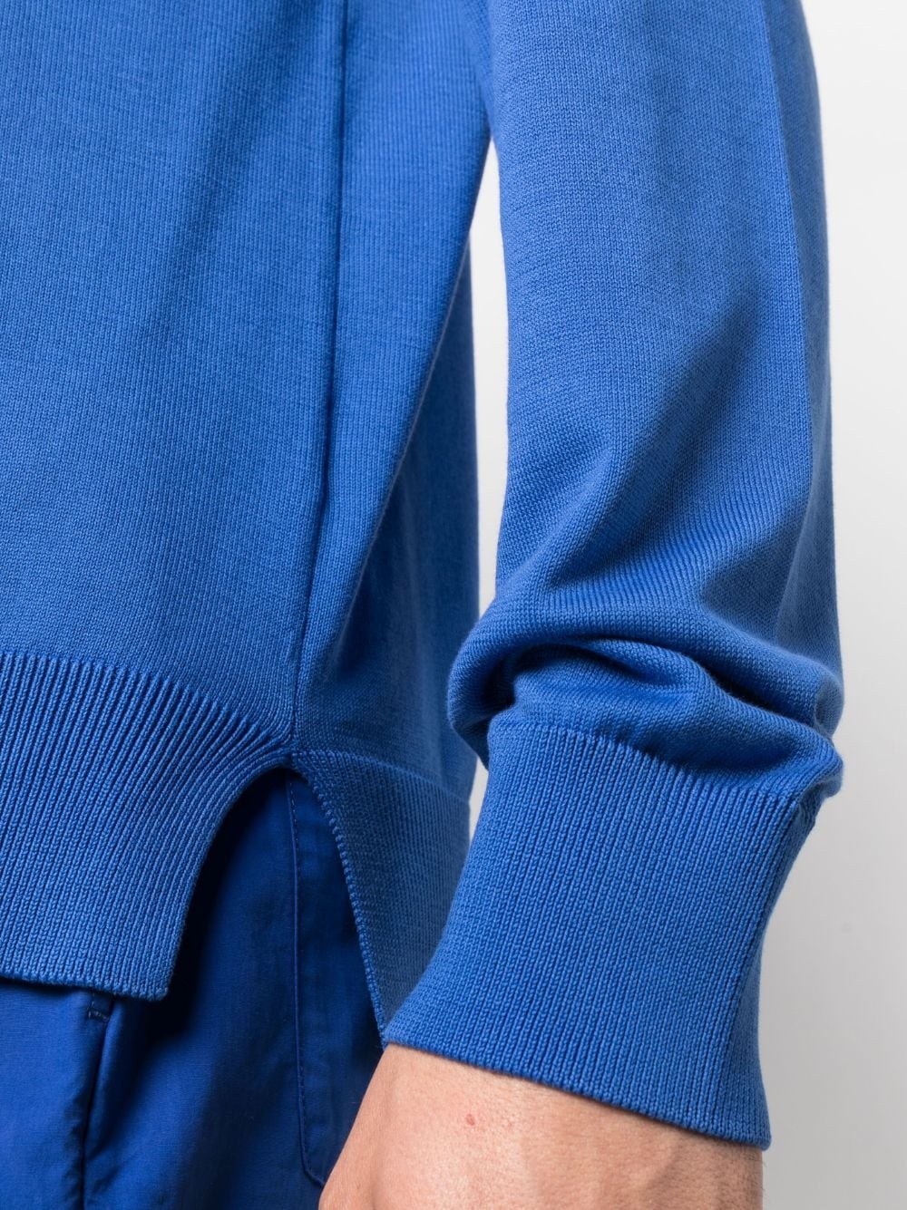 fine-knit cotton jumper - 5