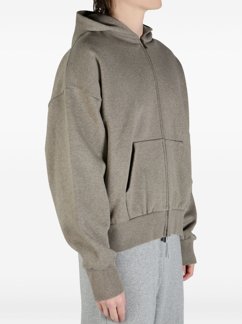 ESSENTIALS zip-up hoodie outlook