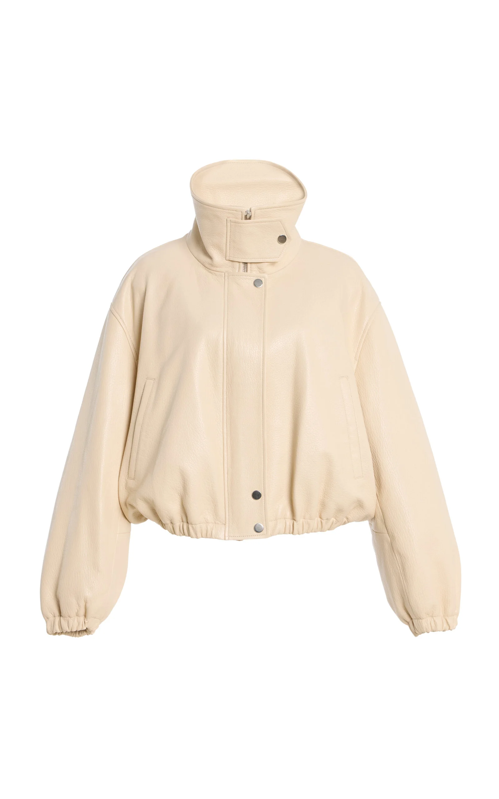 Pia Leather Jacket ivory - 1