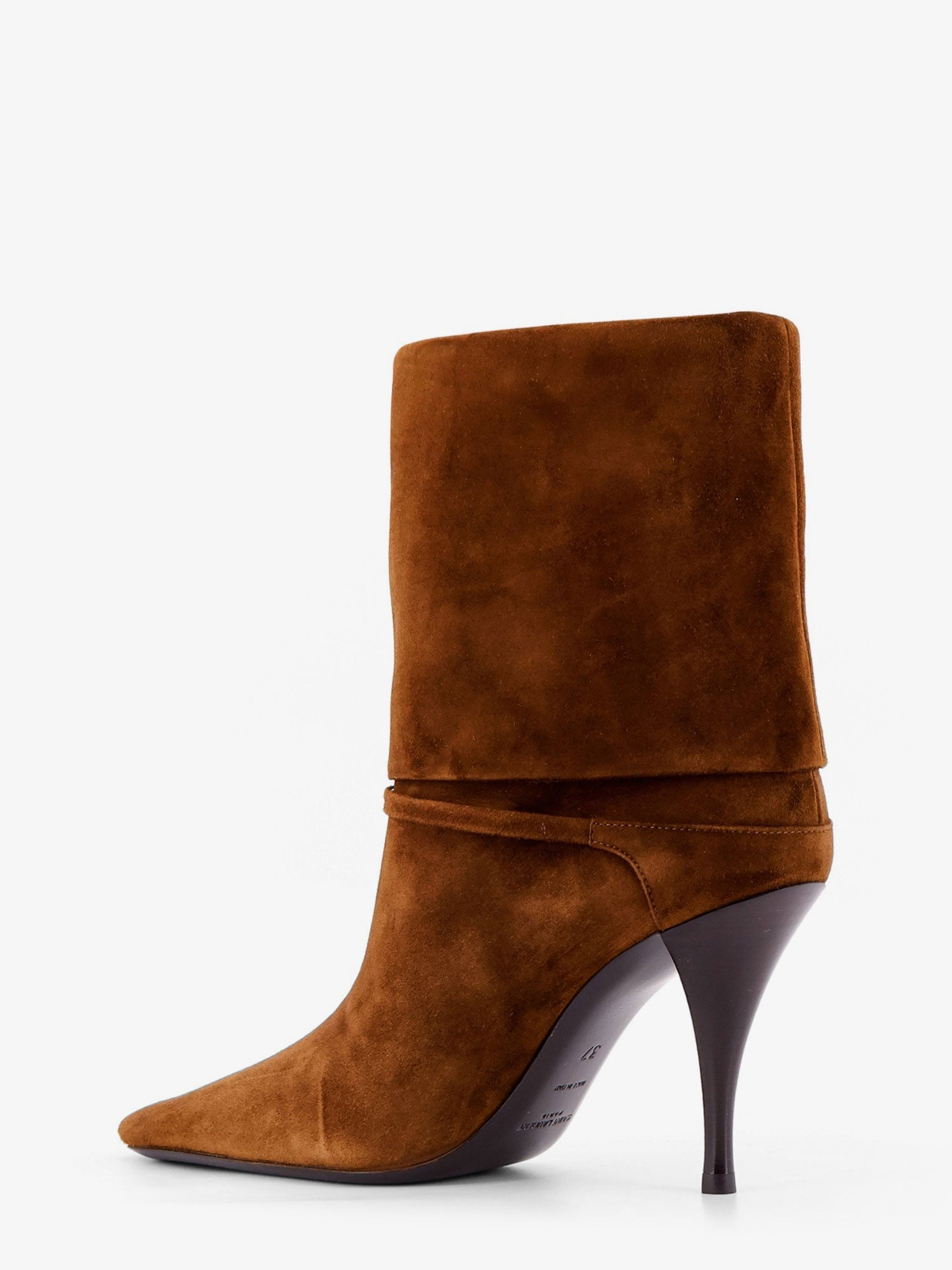 Saint Laurent Vicky 90 Suede Boots - 3