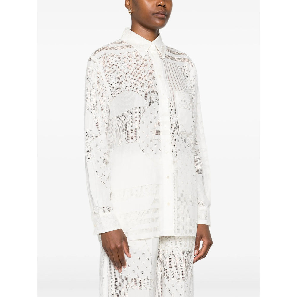 Fendi White Tops - Shirts Women - 5