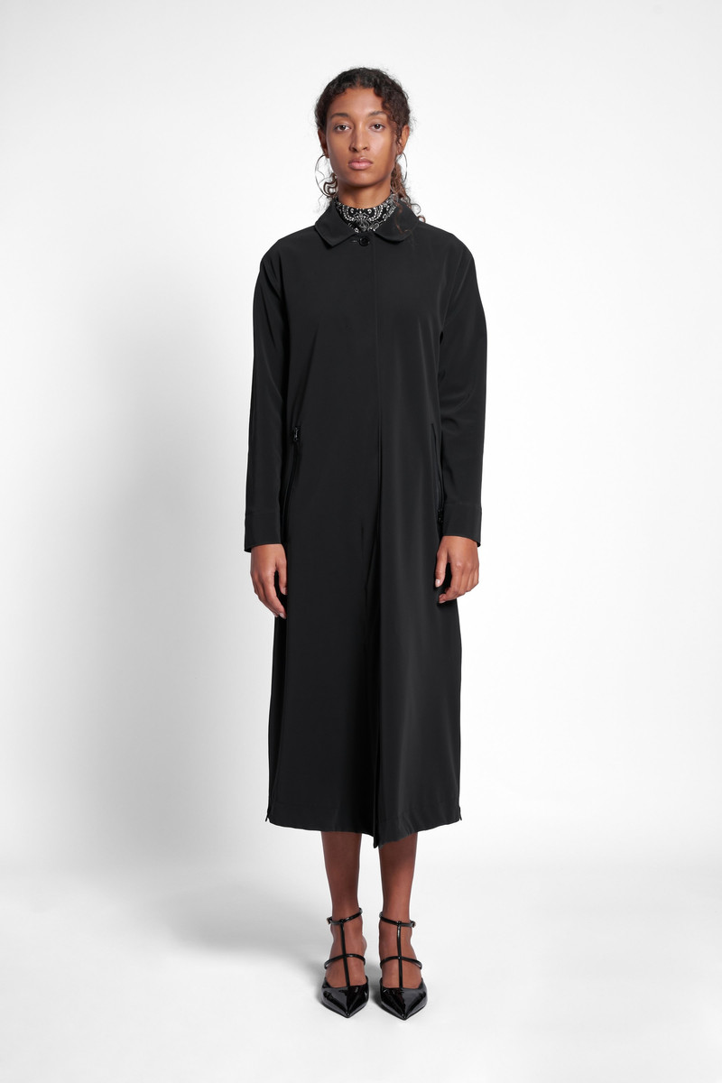 Stutterheim Hornstull Matte Long Raincoat Black outlook