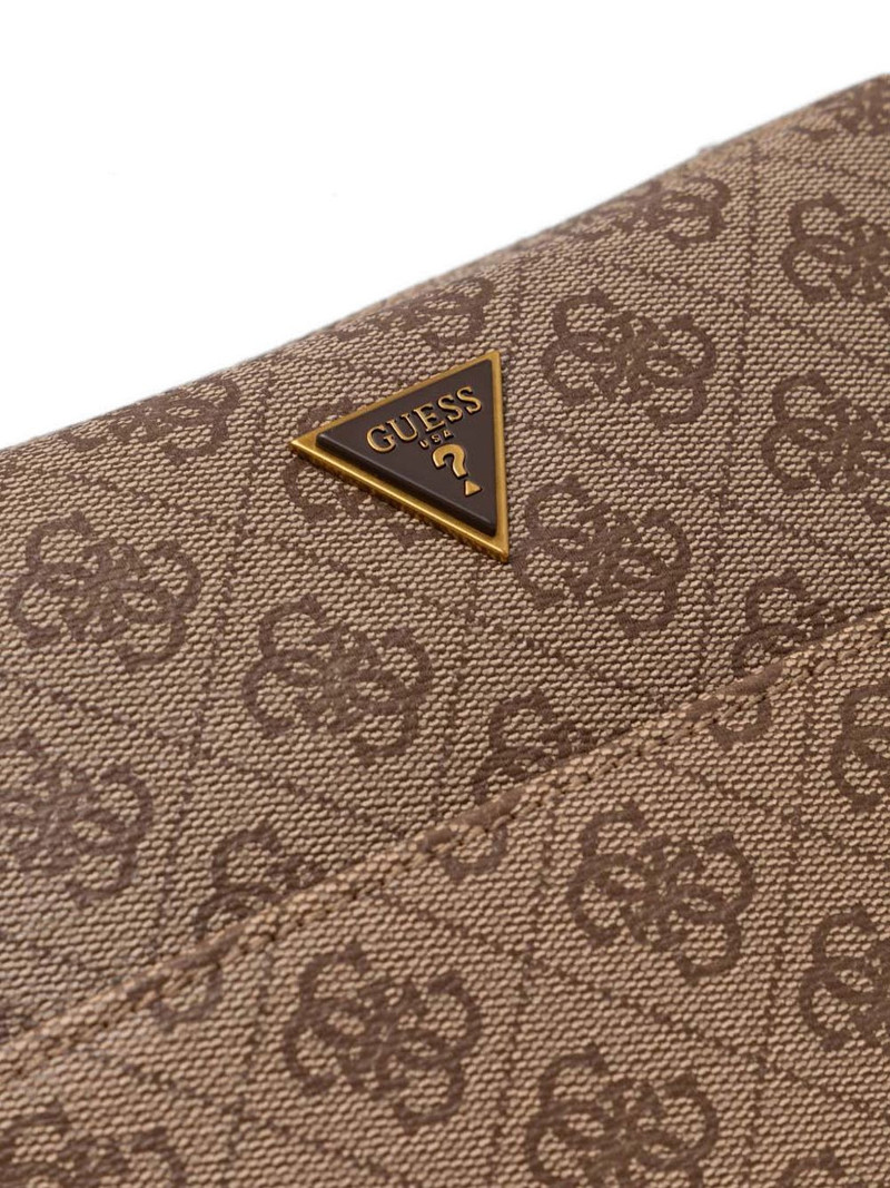 monogram-print logo-plaque belt bag 4