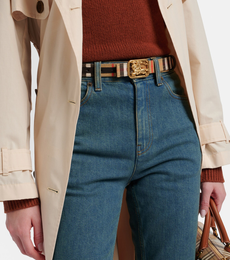 Burberry EKD Burberry Check reversible belt outlook