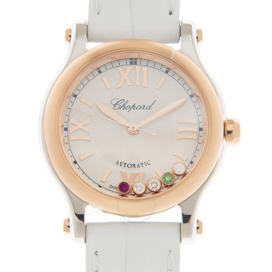 Chopard Happy Sport Automatic Silver Dial Ladies Watch 278573 6028 - 2