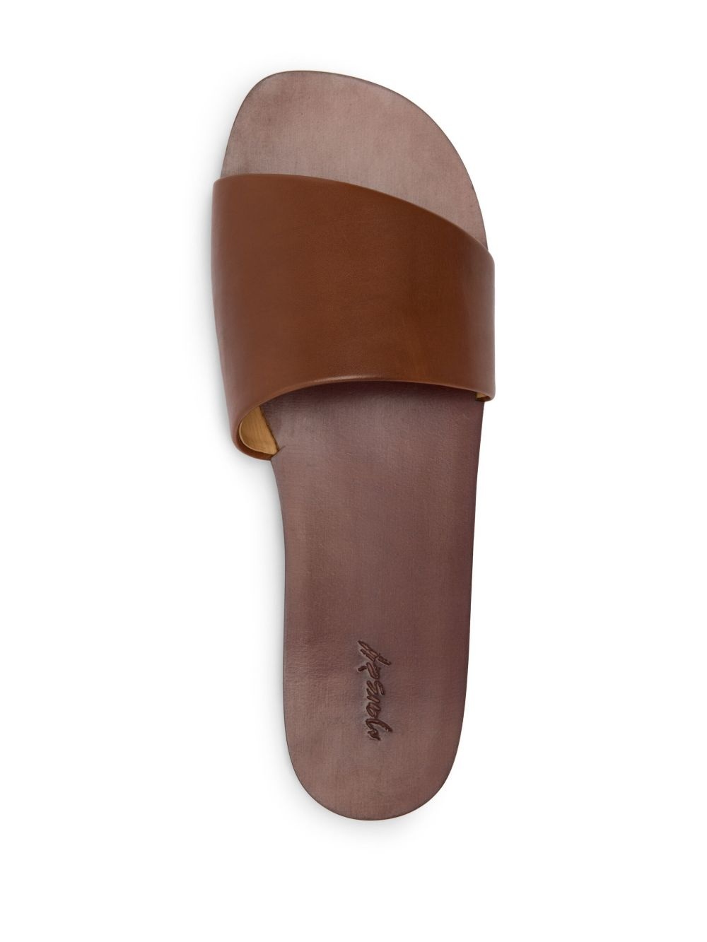 leather slides - 3