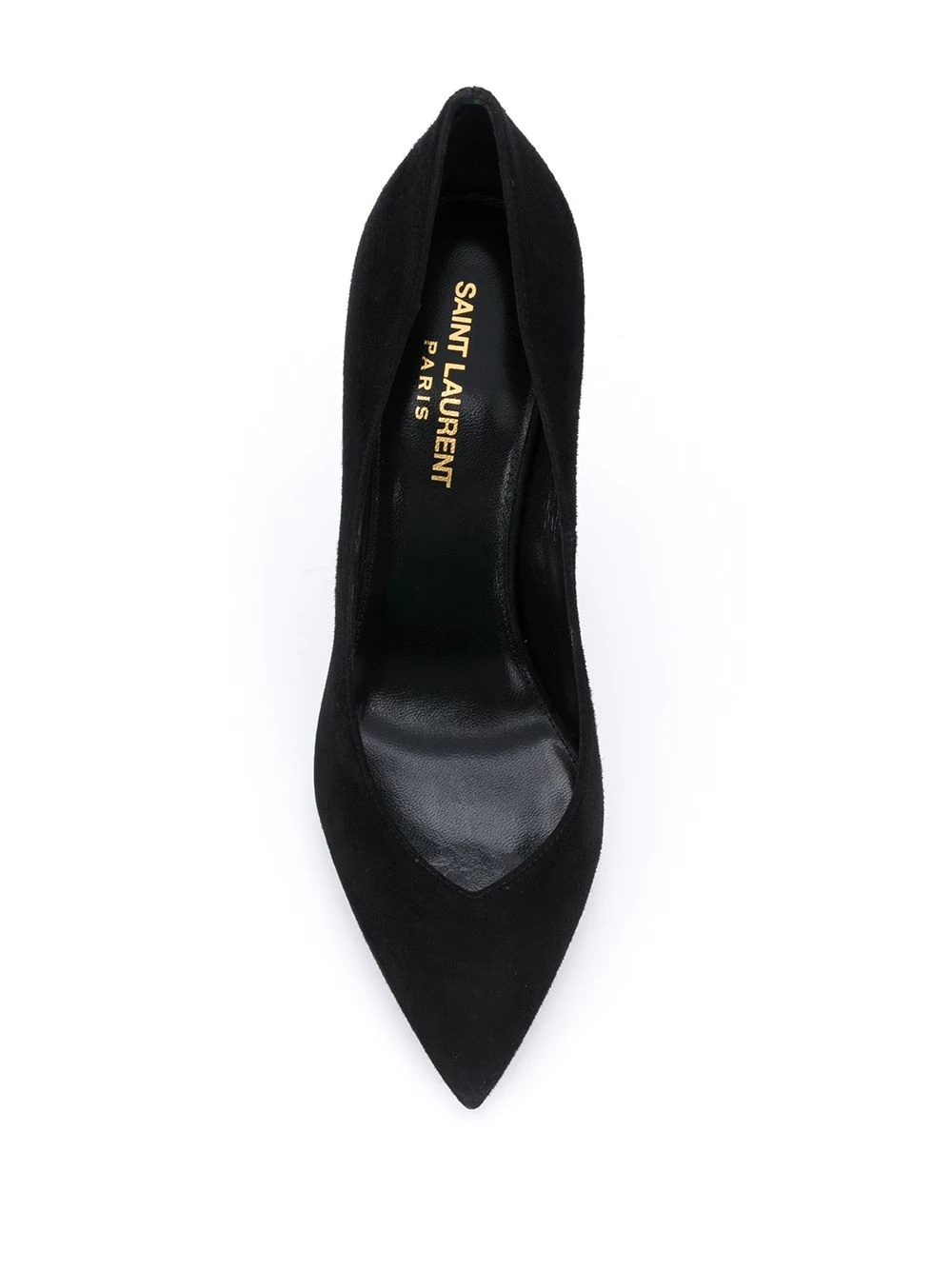 cone heel pointed toe pumps - 4