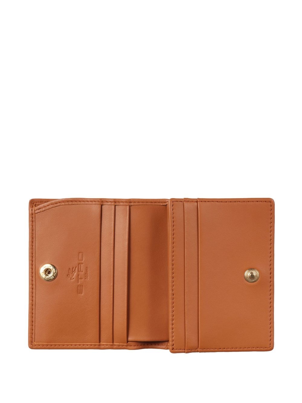 Pegaso-motif leather wallet - 3