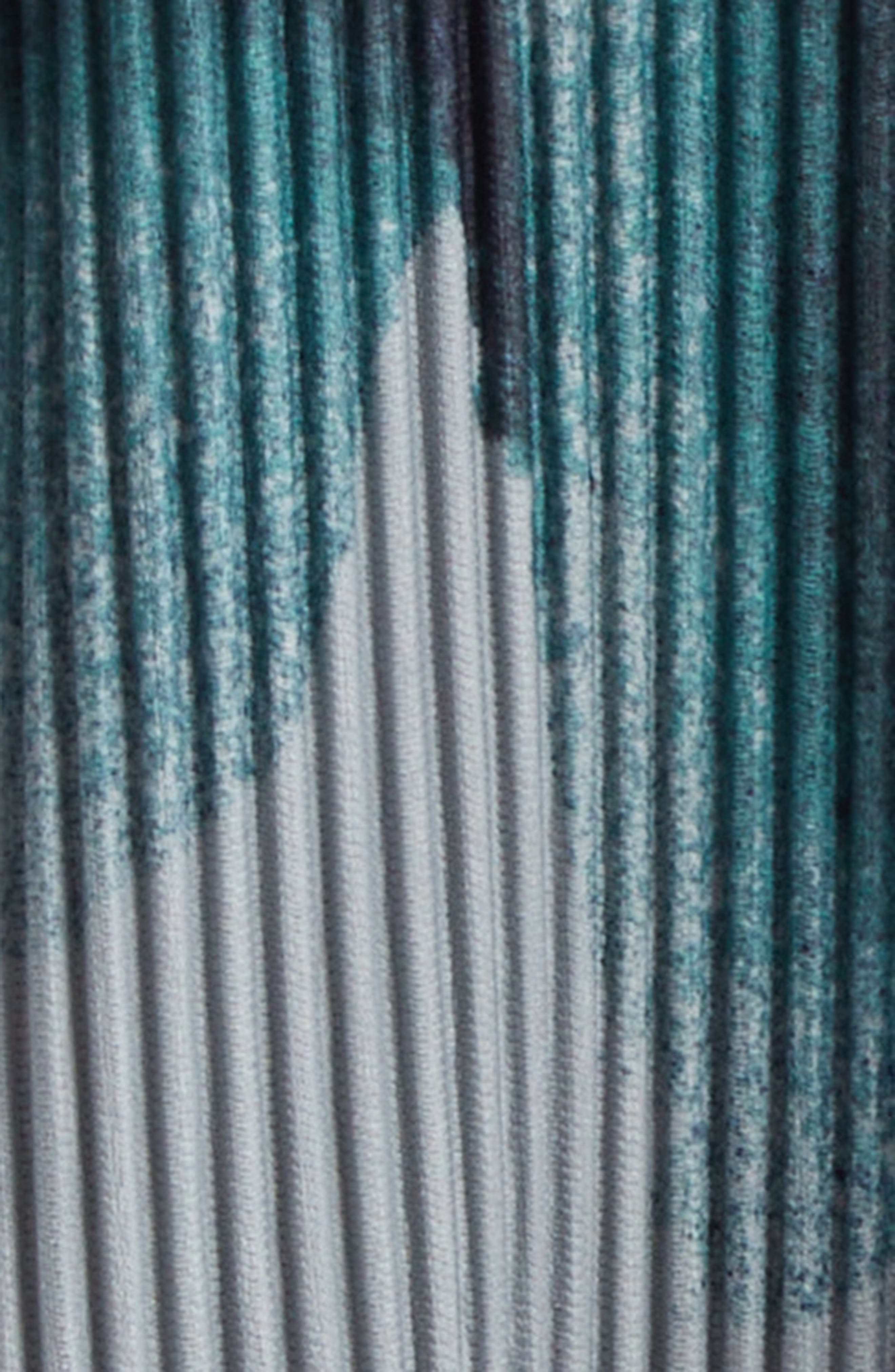 Homme Plissé Issey Miyake Wind Walk Pleated Top in Gray/Teal at Nordstrom - 7