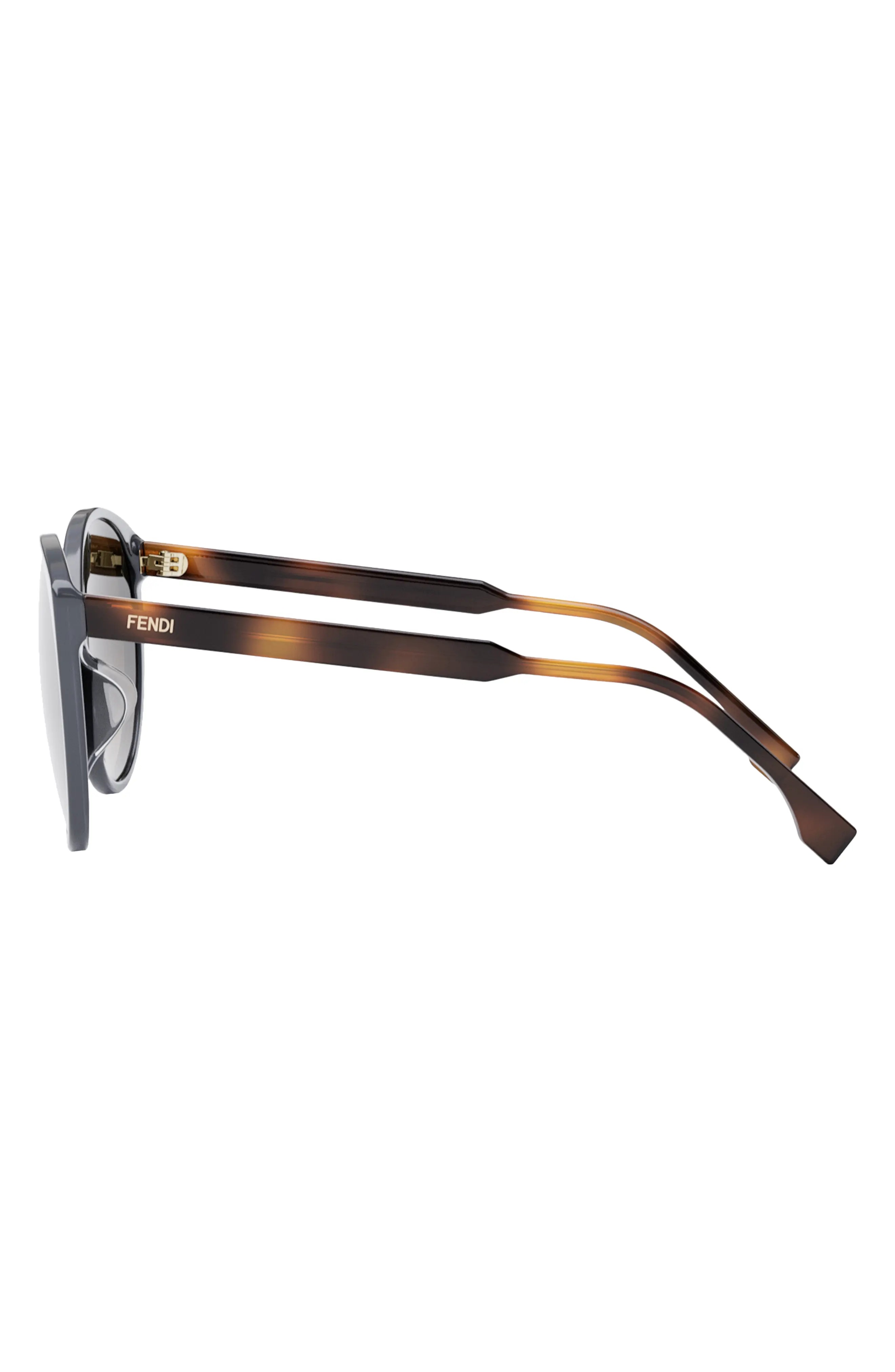 'Fendi Fine 59mm Round Sunglasses - 6