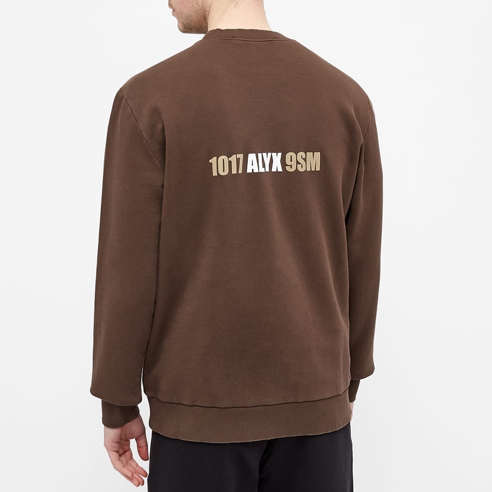 1017 ALYX 9SM Reverse Logo Crew Sweat - 4