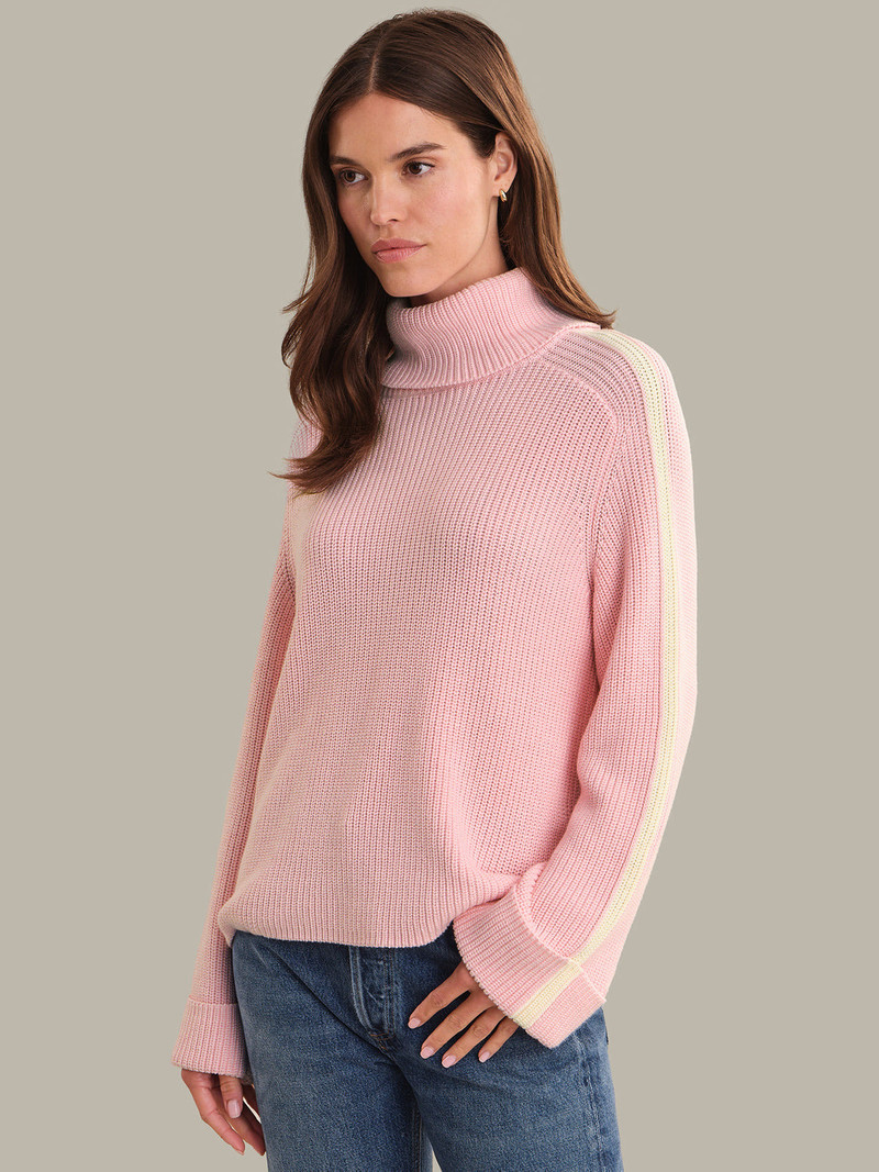 525 america Vida: Cotton Tipped Turtleneck Sweater outlook