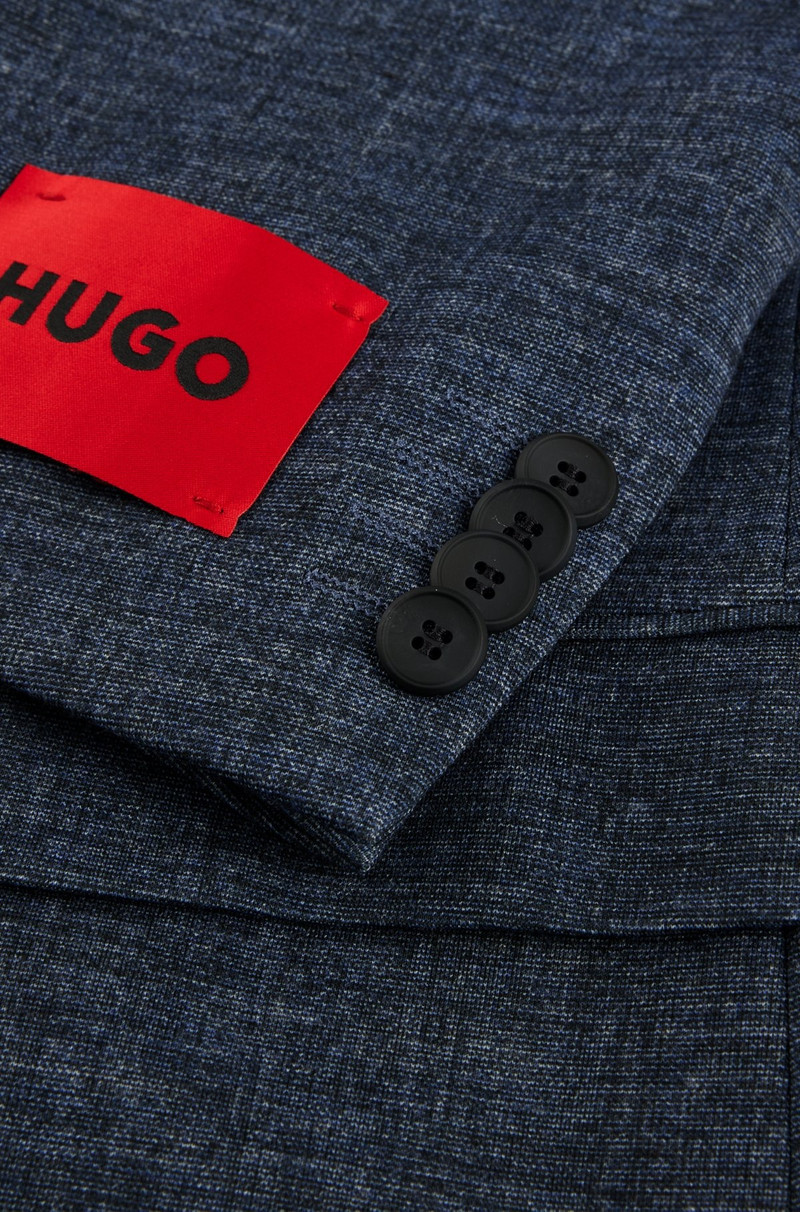 SLIM-FIT THREE-PIECE SUIT IN PERFORMANCE-STRETCH JERSEY 10