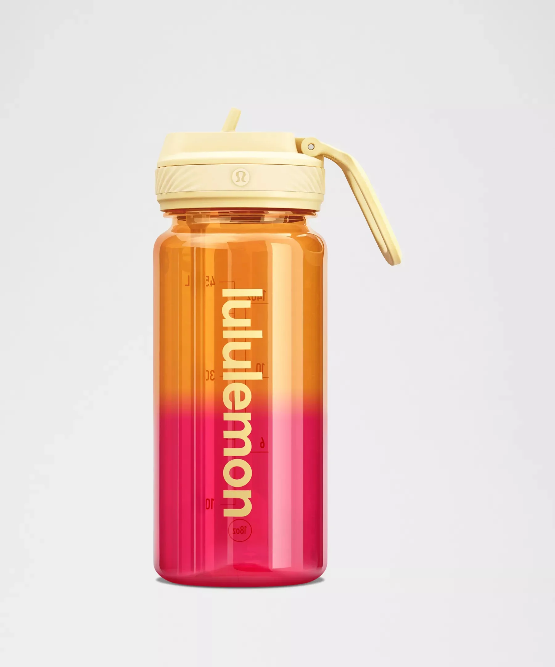 Back to Life Clear Bottle 18oz Straw Lid *Ombre - 1