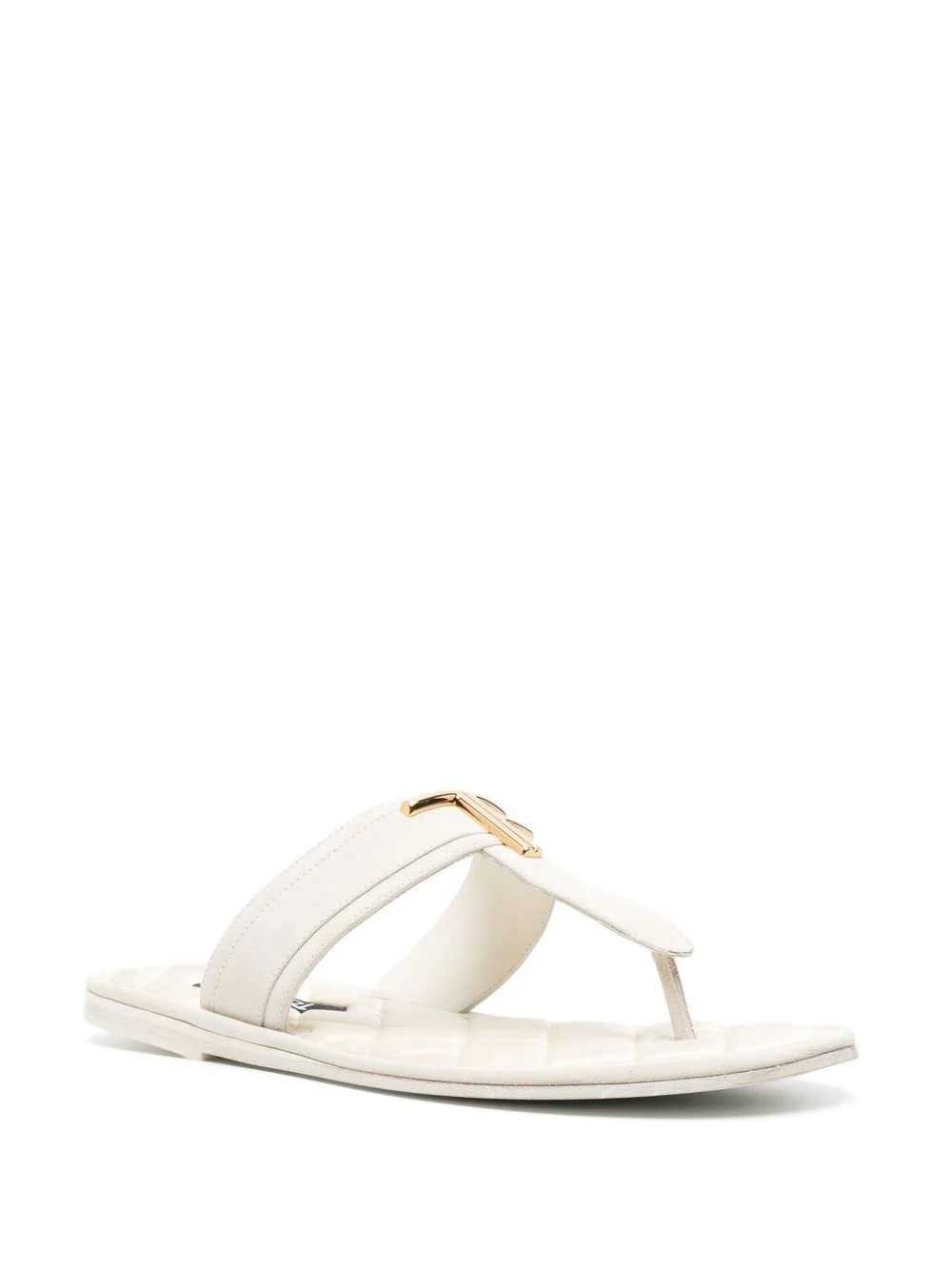 logo-plaque sandals - 2