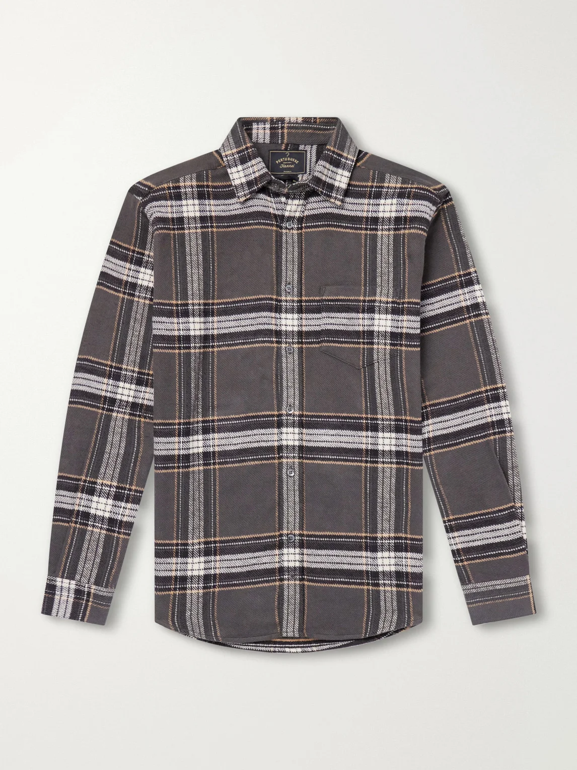 Spindle Checked Cotton-Flannel Shirt - 1