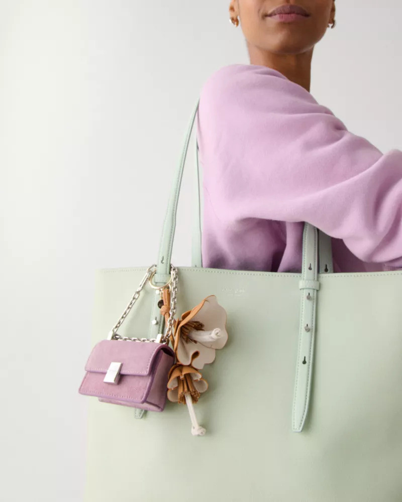 kate spade Charmed Suede Nano Carryall Bag Charm outlook