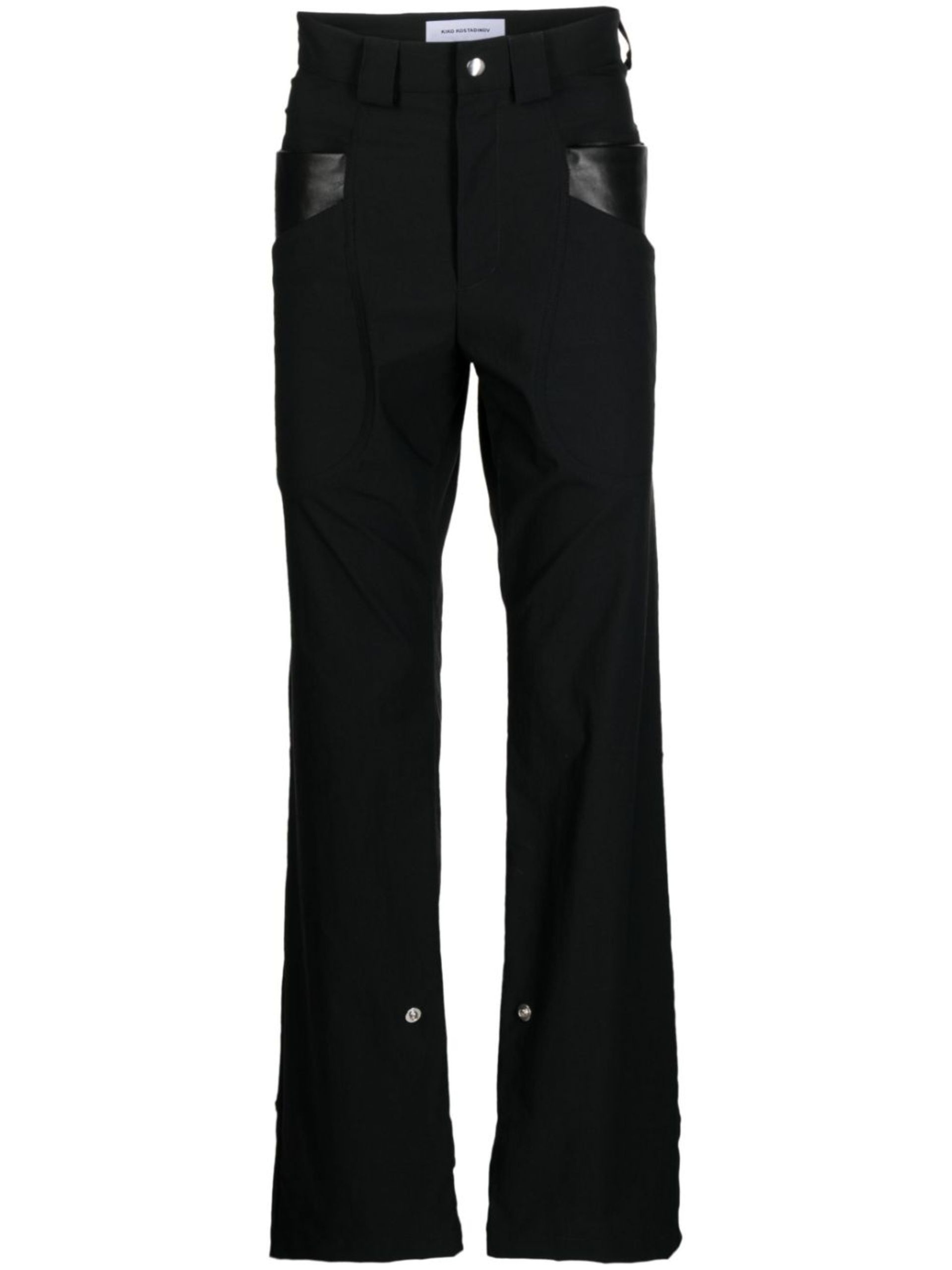 four-pocket straight trousers - 1