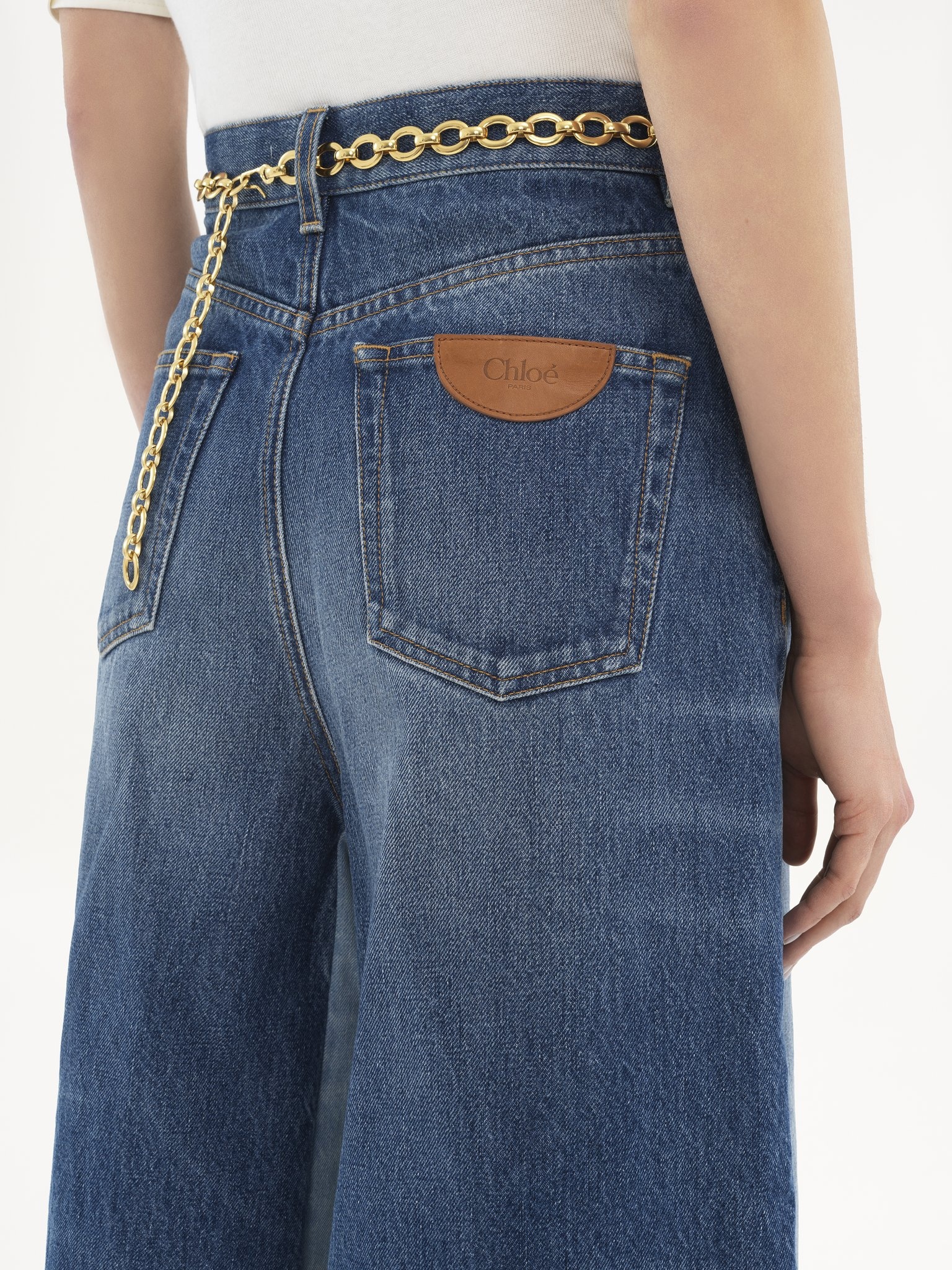 BERMUDA SHORTS IN DENIM PATCHWORK - 7