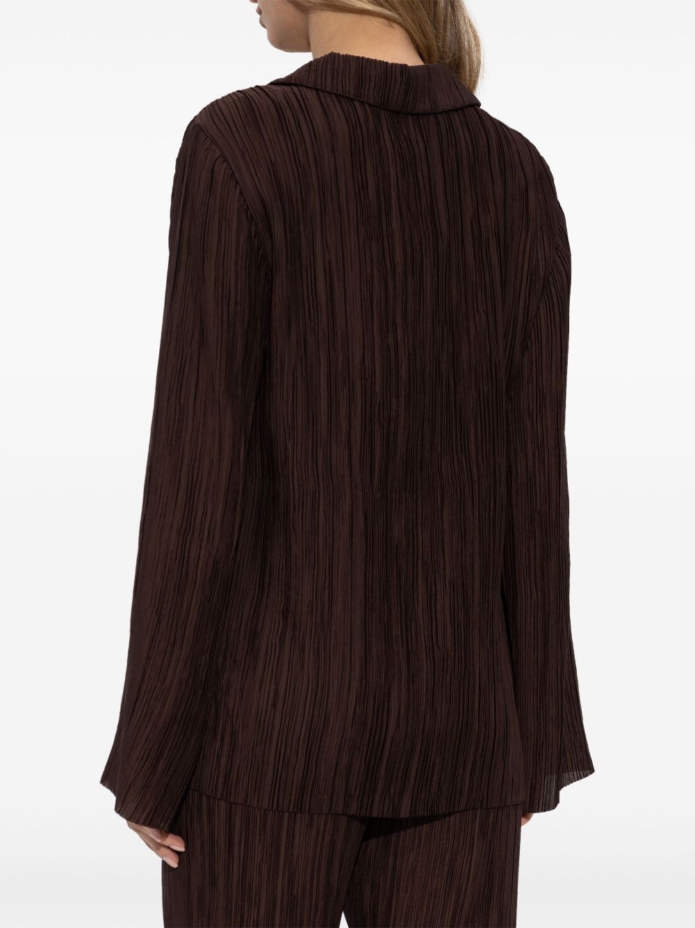 textured-finish blouse - 4