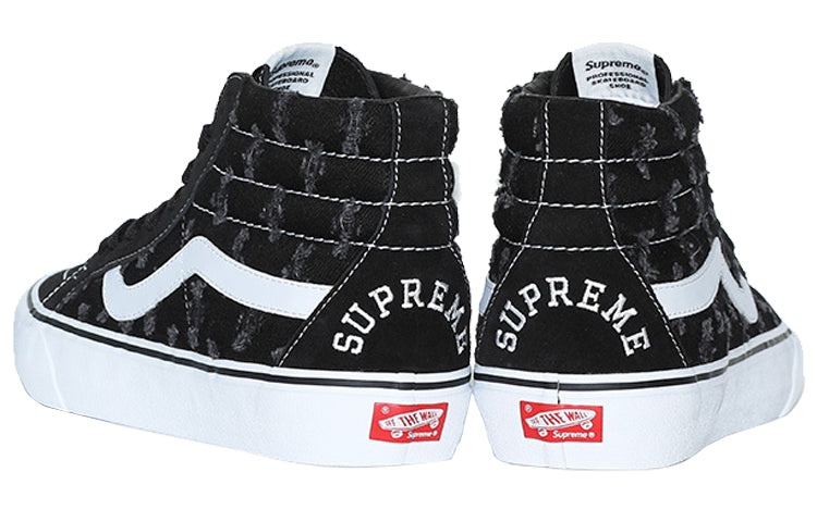 Vans Supreme x SK8-HI 'Black Hole Punch Denim' VN0A38Z32DC - 5