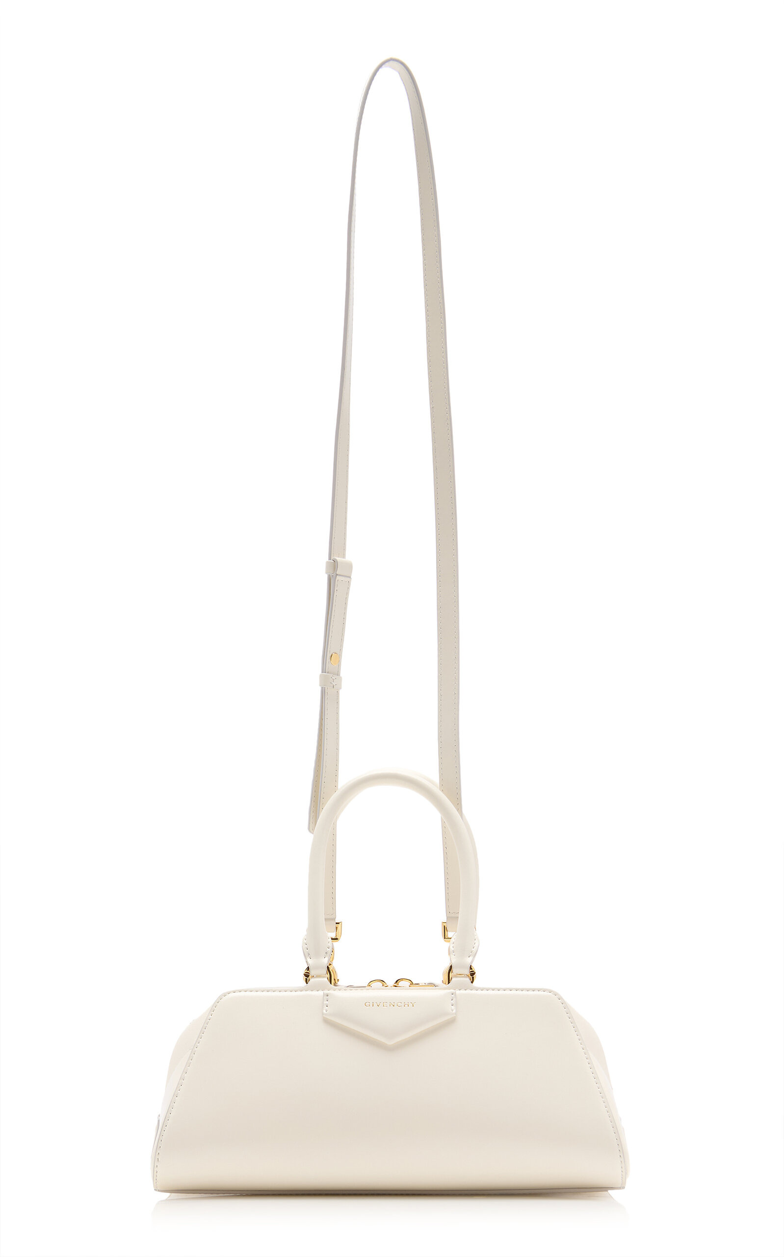 Antigona E/W Small Leather Bag white - 6