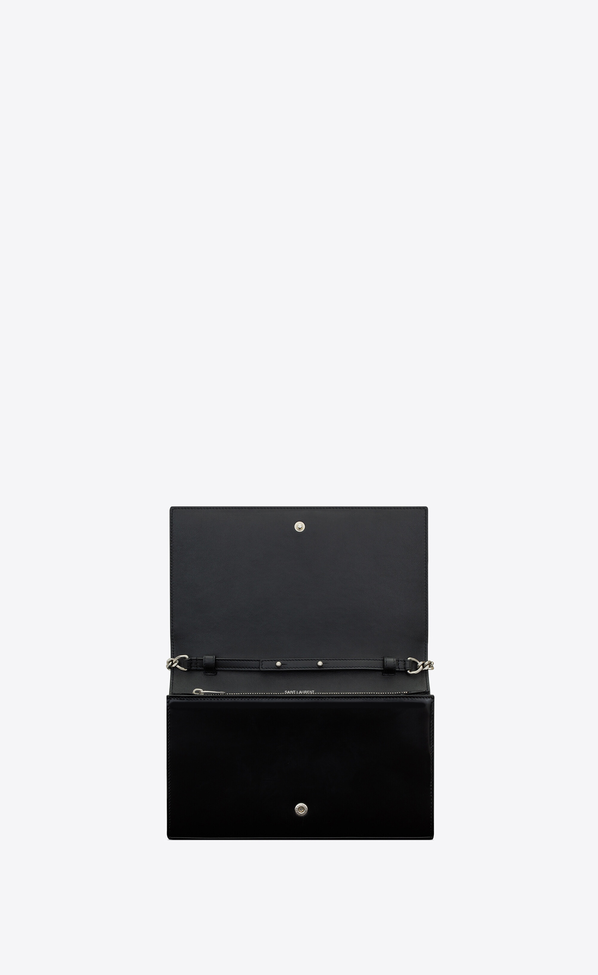 cassandre chain wallet in shiny leather - 5