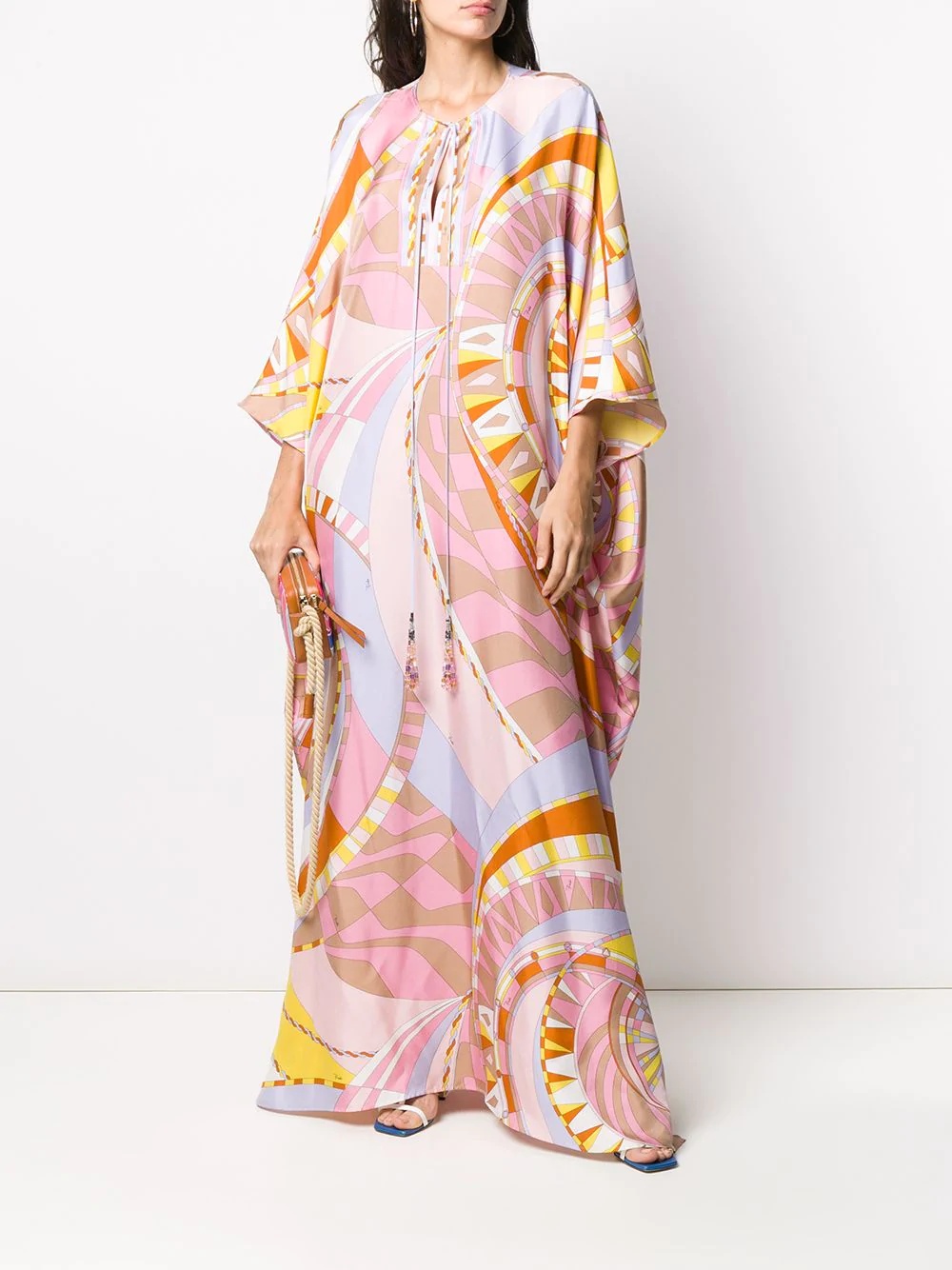 long silk kaftan - 2