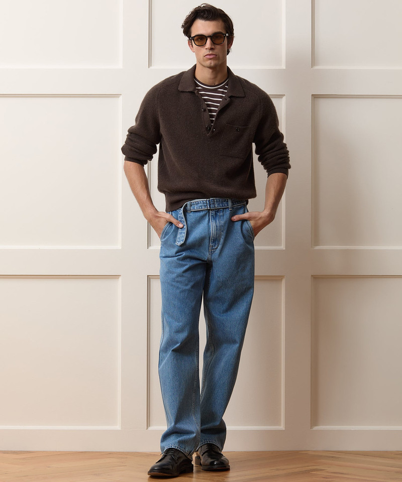 Belted Denim Trouser 3