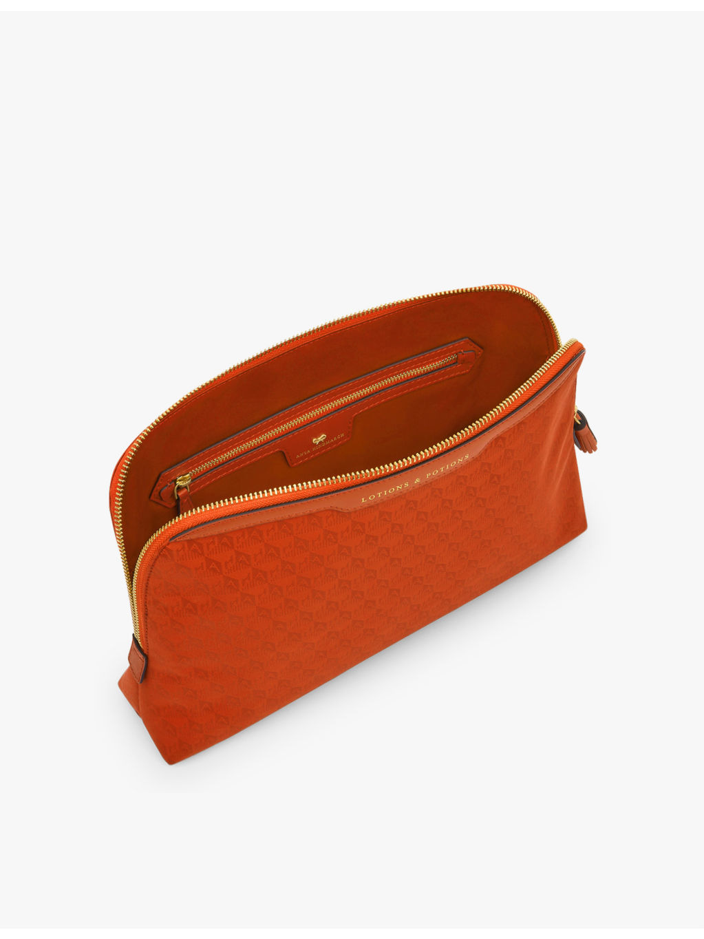 Lotions and Potions shell and leather washbag - 4